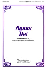 Agnus Dei Unison/Mixed choral sheet music cover